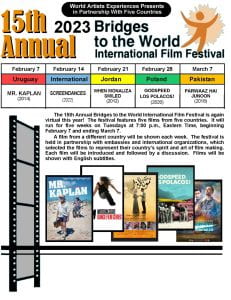 15th Annual Bridges to the World International Film Festival Flyer