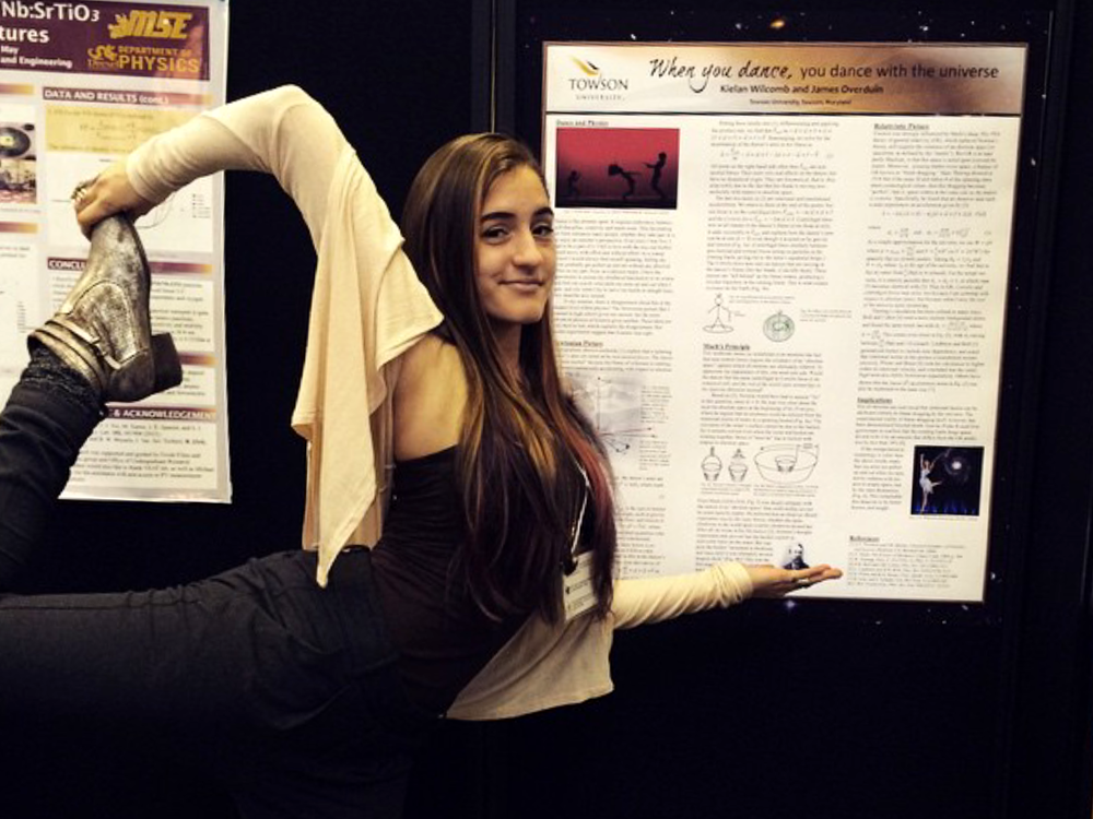 Demonstrating the origin of inertia at the APS Conference on Undergraduate Women in Physics (Rutgers, 2015)