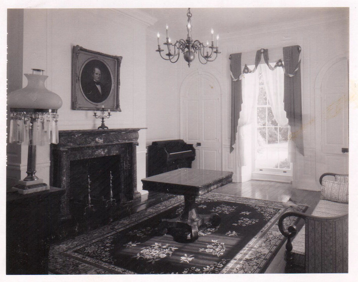 The interior of Auburn House, 1999