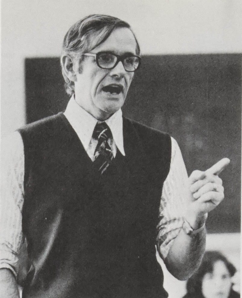 Photo of Bill Wallace from 1976 yearbook.