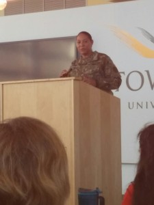 Mjr Gen Singh presents on her unique experience as a WIS in the military.